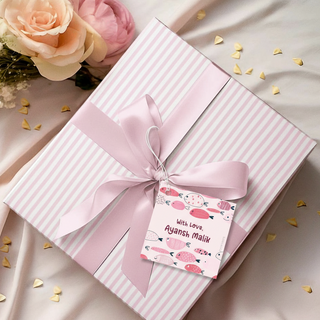 Gift Tag - Fish Pink (48 pcs) (PREPAID ONLY) (Dispatch in 5-6 Days)