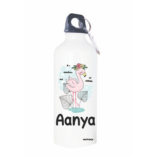 Personalised Water bottle - Flamingo (PREPAID ONLY)