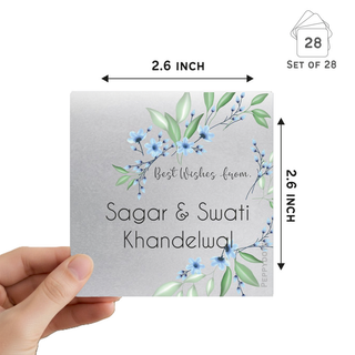 Silver Gift Tag - Floral (PREPAID)