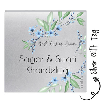 Silver Gift Tag - Floral (PREPAID)