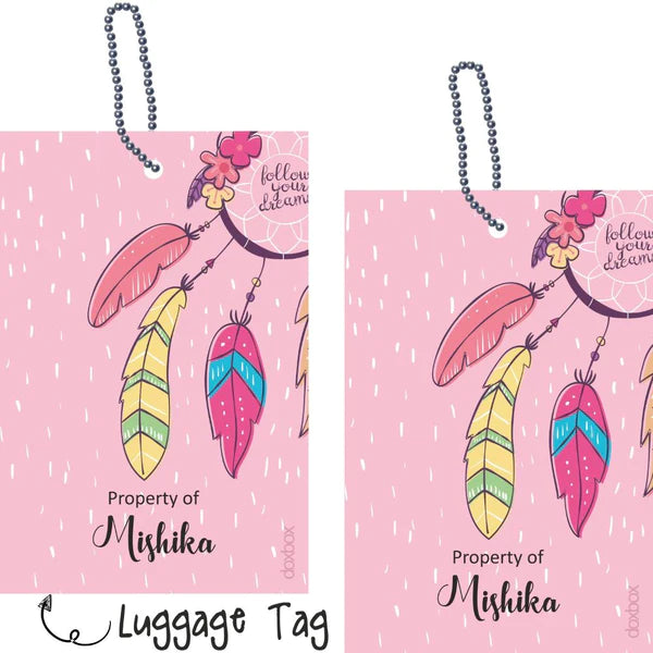 Luggage Tags -Follow Your Dream Elder- Pack of 2 Tags - PREPAID ONLY
