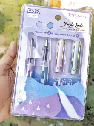 Fountain Pen for Students | Erasable Ink Set for School & Office (Random)