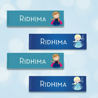 Waterproof Labels - FROZEN -  Pack of 88 labels - PREPAID ONLY