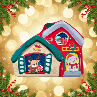 Christmas Theme Metal Piggy Bank for Kids (HOUSE)
