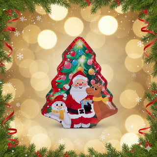 Christmas Theme Metal Piggy Bank for Kids (TREE)