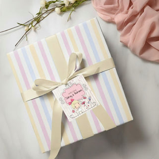 Gift Tag - Girl With Butterfly (48 pcs) (PREPAID ONLY) (Dispatch in 5-6 Days)