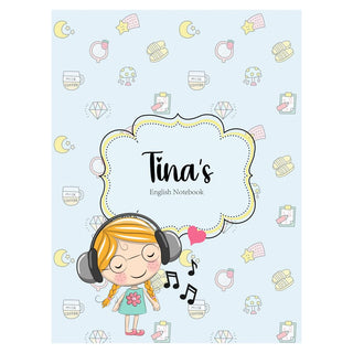 Personalized Writing Practice Book - Green Girl (PREPAID ONLY)