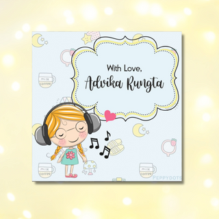 Gift Tag - Green Girl (48 pcs) (PREPAID ONLY)