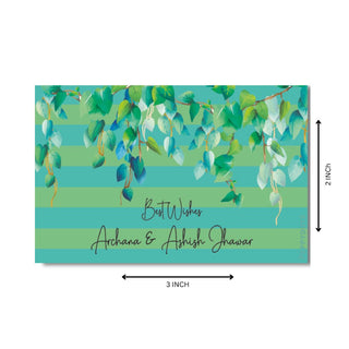 Gift Tag - Green Stripes (72 pcs) (PREPAID ONLY)