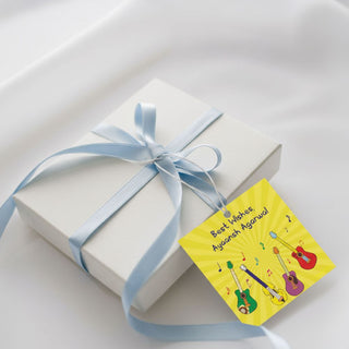 Gift Tag - Guitar Fun (48 pcs) (PREPAID ONLY) (Dispatch in 5-6 Days)