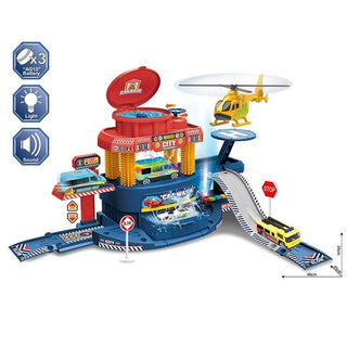 City Car Wash Track Set for Kids
