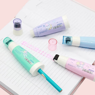 3 in 1 Multi Functional Math Roller Stamp with Eraser & Sharpener (Random 1pc)