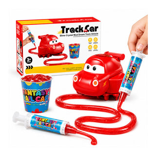 Slime Track Car – DIY Crystal Mud Rail Vehicle Toy for Kids