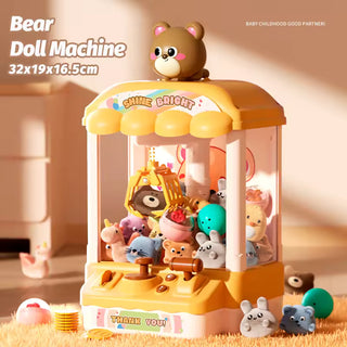 Cute Bunny & Bear Claw Machine Toy