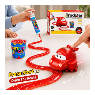 Slime Track Car – DIY Crystal Mud Rail Vehicle Toy for Kids