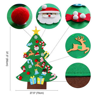Cots and Cuddles DIY Felt Christmas Tree Decoration Kit for Kids