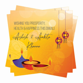 Diwali Gift tags - Happy Diyas (PREPEAID ONLY) Dispatch in 5-6 Days