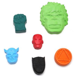 Super Hero Design Crayons Set- Pack of 6