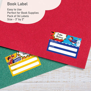 Personalised Book Labels - Hero Power (PREPAID ORDER)