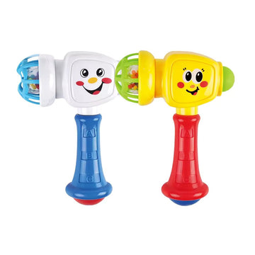 Toddler's Hammering Rattle Toy (Random Colour) 1pc