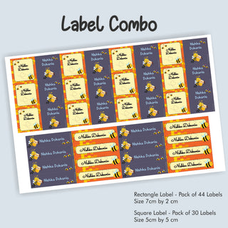 Labels Combo - Honey Bee (PREPAID ORDER) (Dispatch in 5-6 Days)