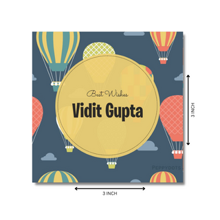 Gift Tag - Hot Air Balloon (48 pcs) (PREPAID ONLY)