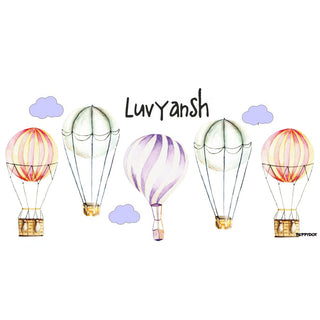 Personalised Water bottle - Hot air balloon (PREPAID ONLY)