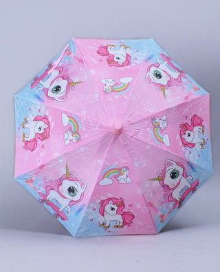 Premium Quality Printed Umbrella For Kids (Unicorn)