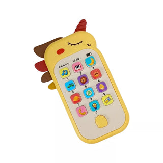 Unicorn Design Battery Operated Interactive Musical Phone for Kids (Random Color)