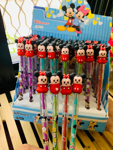 Spark Creativity with the Mickey Mouse Topper Pencil - The Perfect Writing Companion for Kids