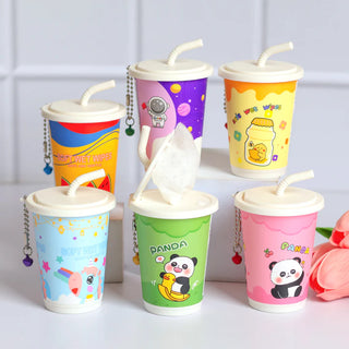 Portable Cup-Style Wet Wipes for Kids & Travel (1pc) (Random Design)