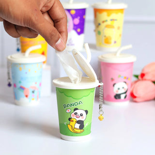 Portable Cup-Style Wet Wipes for Kids & Travel (1pc) (Random Design)