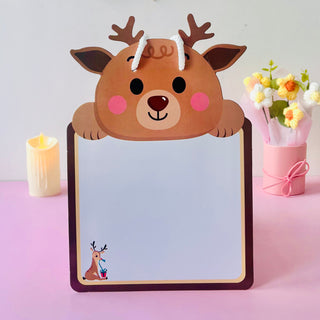Pack of 3 | Cots and Cuddles Christmas Design Write and Wipe Board for Kids