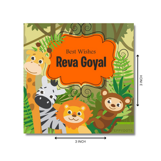 Gift Tag - Jungle Animal (48 pcs) (PREPAID ONLY) (Dispatch in 5-6 Days)