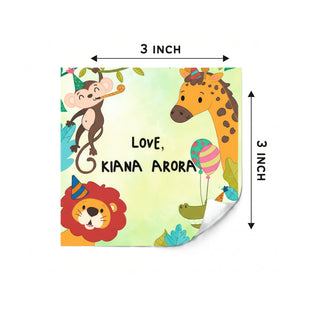 Gift Labels - Jungle Fun (24pcs) (PREPAID ONLY) (Dispatch in 5-6 Days)