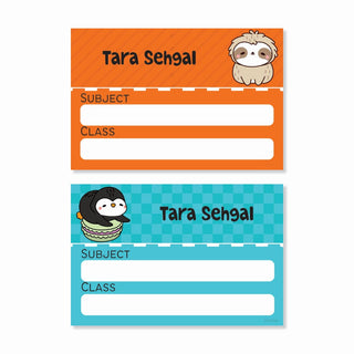 Personalised Book Labels - Kawai Cuties (PREPAID ORDER)
