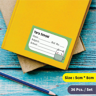 Personalized School Book Labels - Kawaii Cuties (PREPAID ORDER)