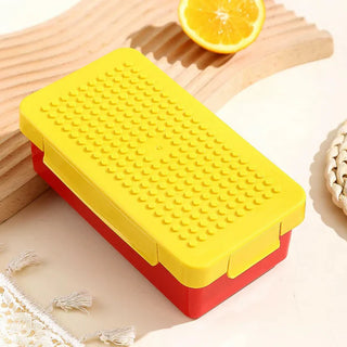 Blocks Design 800ml BPA Free Leak-Proof Lunch Box with 250ml 2 Container