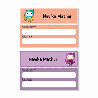 Personalised Book Labels - Little Hoots (PREPAID ORDER)