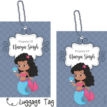 Luggage Tags - Little Mermaid - Pack of 2 Tags - PREPAID ONLY