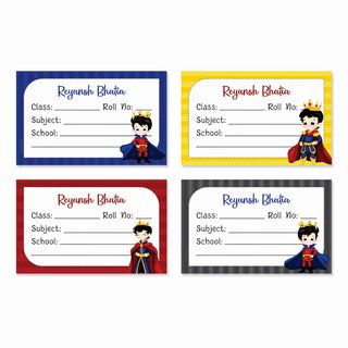 Personalized School Book Labels - Little Prince (PREPAID ORDER)