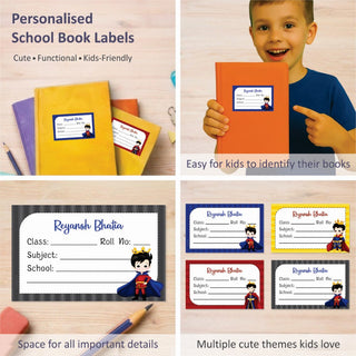 Personalized School Book Labels - Little Prince (PREPAID ORDER)