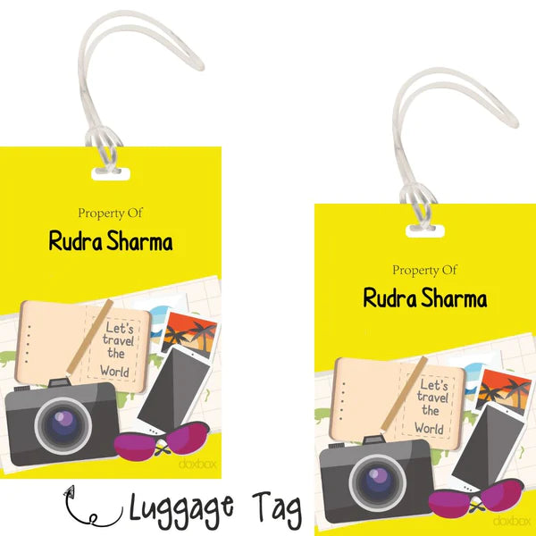Luggage Tags - Memory - Pack of 2 Tags- Pack of 2 Tags- PREPAID ONLY