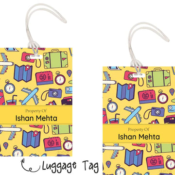 Luggage Tags -Vacation Mode- Pack of 2 Tags - PREPAID ONLY