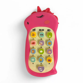 Unicorn Design Musical Phone – Fun Toy for Kids (Random Color)