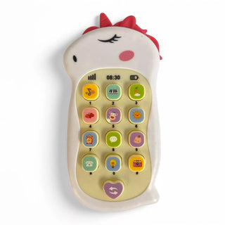 Unicorn Design Musical Phone – Fun Toy for Kids (Random Color)