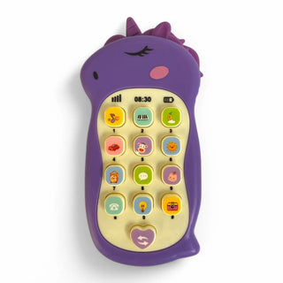 Unicorn Design Musical Phone – Fun Toy for Kids (Random Color)