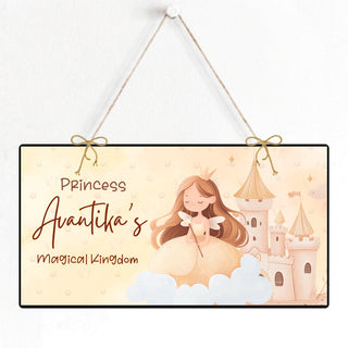 Personalised Door Sign - Magical Kingdom (PREPAID ONLY) (Dispatch in 5-6 Days)