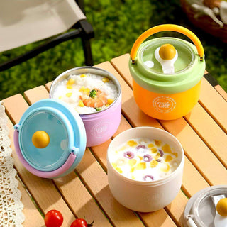 600ML Stainless Steel Food Jar – Leakproof & Portable