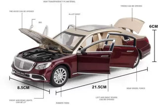 Premium Quality Die Cast Bugatti Simulation Pull Back Sports Toy Car (Mercedes Maybach)